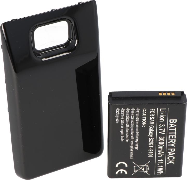 Produktbild Samsung Akku mit Zusatzdeckel für EB-F1A2GBU, Galaxy S 2, GT-I9100