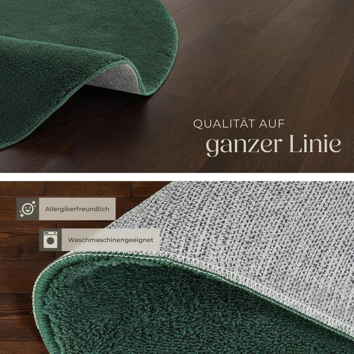 Actual product image tectake Short pile carpet Soft Zone (120 x 120 cm)