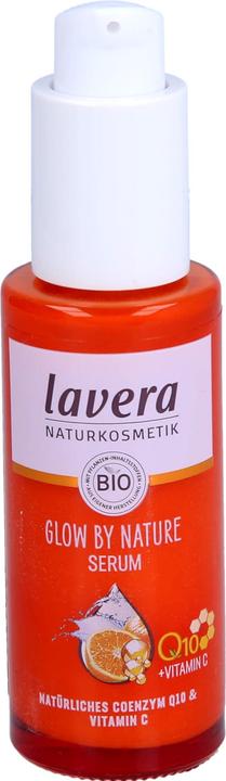 Produktbild Lavera GLOW BY NATURE Serum Vegan Moisturizing Anti-Aging with Q10 and Vitamin C 30ml - Orange (30 ml)