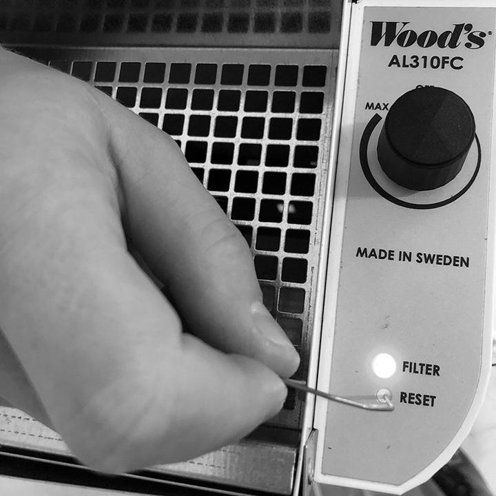 Actual product image Wood's AL 310-FC (60 m²)