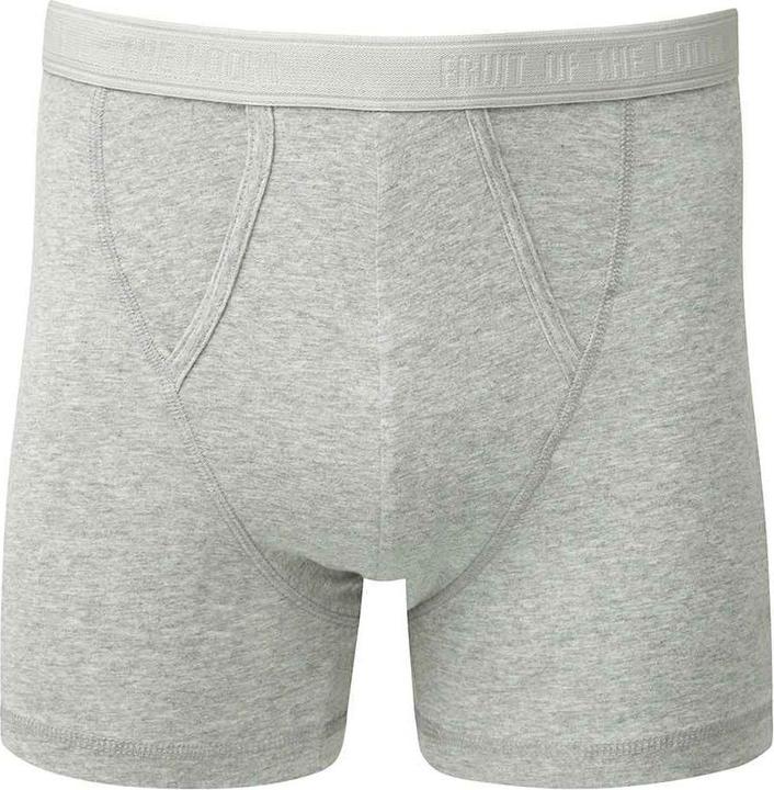 Actual product image Fruit of the Loom Mens Classic Plain Boxer Shorts (Pack of 2) (M, pack of 2)