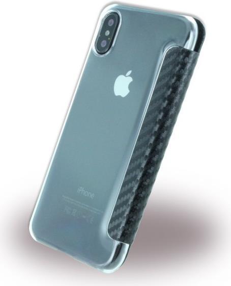 Actual product image BMW Bi-Material Series Carbon Bookcover Case (Apple iPhone X)