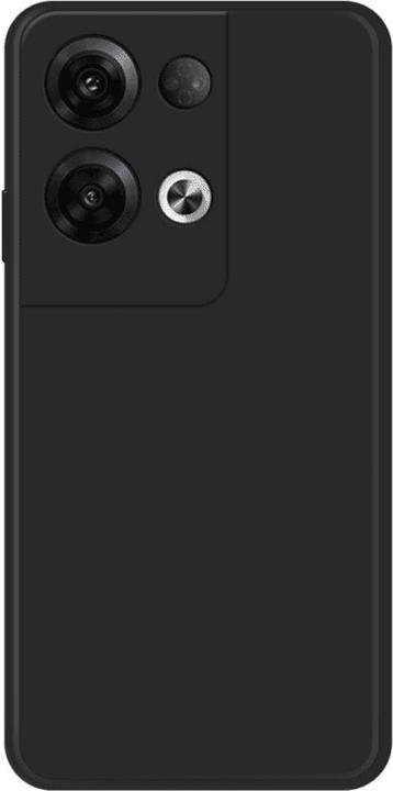 Actual product image mobileup Silicone Case Oppo Reno 8 Pro - Black (OPPO Reno8 Pro)