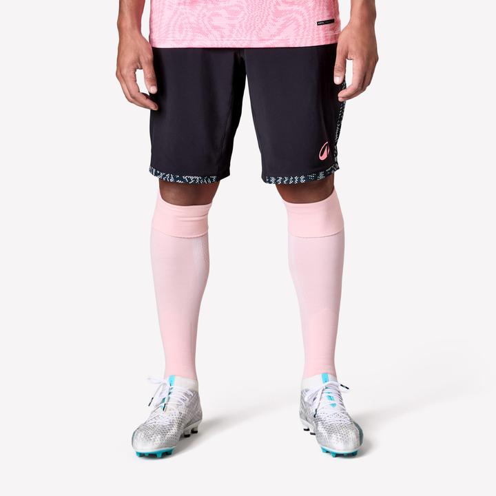 Kipsta Damen/Herren Fussball Shorts - Viralto II Snake schwarz/grau (M)