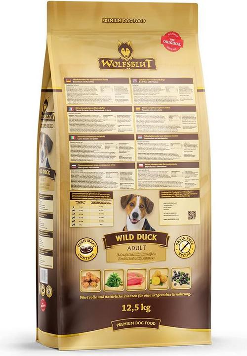 Actual product image Wolfsblut Wild Duck (Adult, 1 pcs., 12500 g)