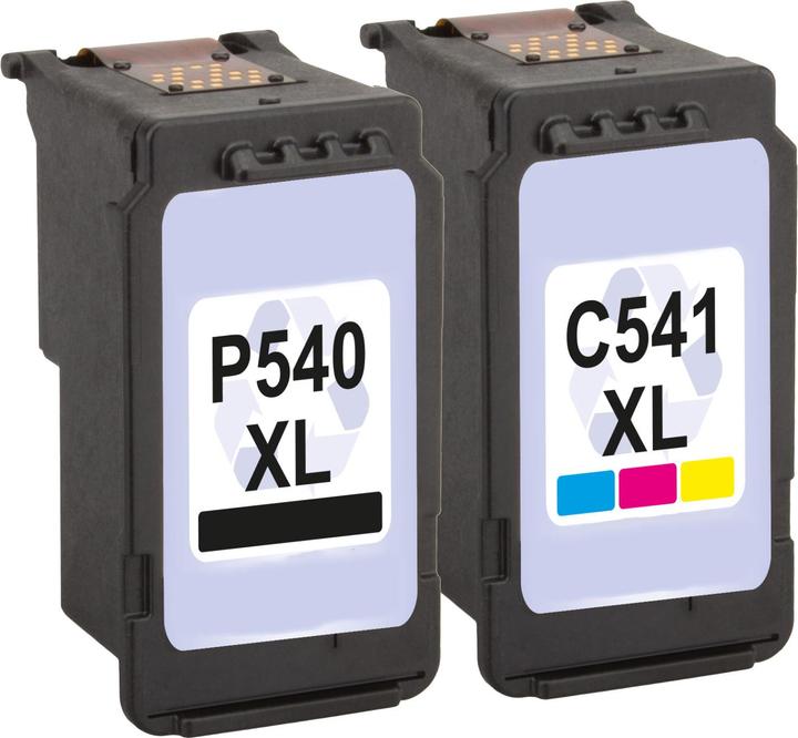 Plutoos PG-540XL CL-541XL Patronen XXL kompatibel (BK, CL)