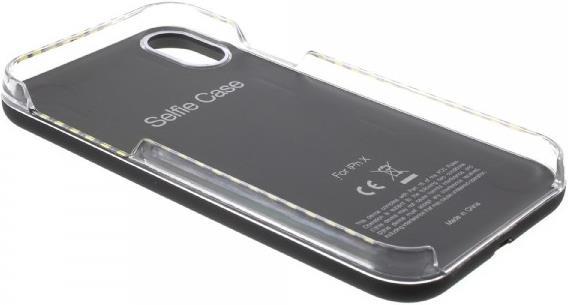 Actual product image LED Light Selfie Plastic Cover (Apple iPhone X)