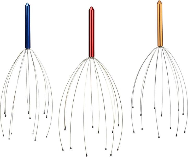Actual product image Relaxdays Head Massager Metal