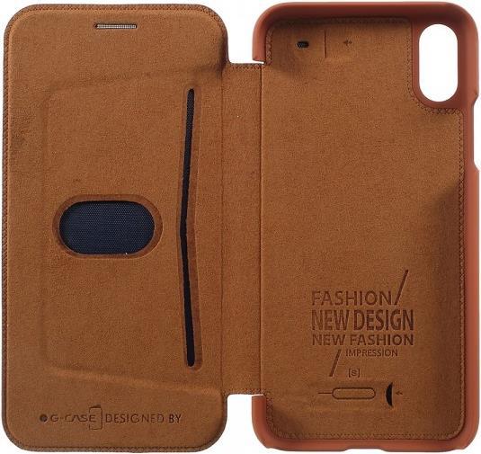 Produktbild G-Case Business Style Series Leder Hülle (Apple iPhone X)