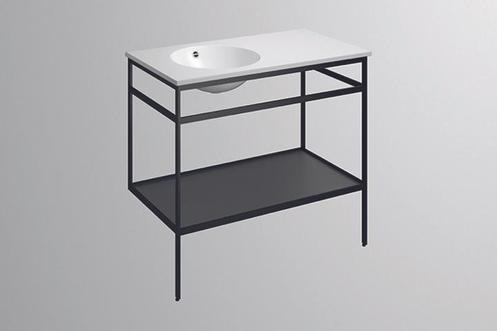 Immagine prodotto Alape Lavabo Work.Frame, WP.WF20.3, L: 1000 mm, A: 900 mm, P: 525 mm, vasca rotonda a sinistra, trop