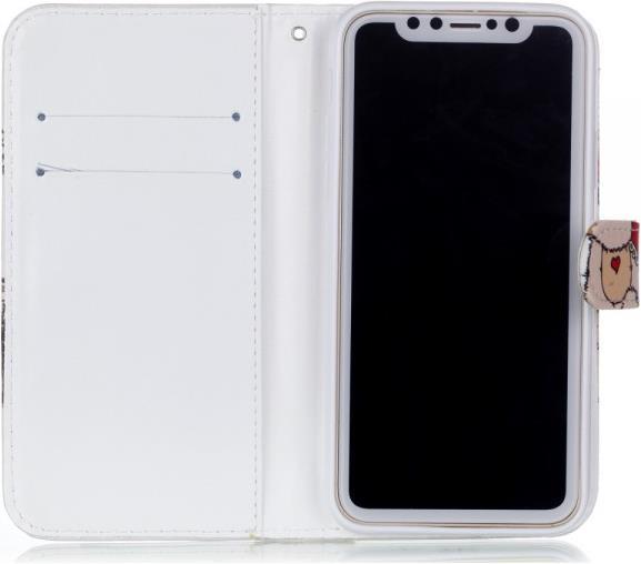 Image du produit Couverture en cuir avec motif (Apple iPhone X)