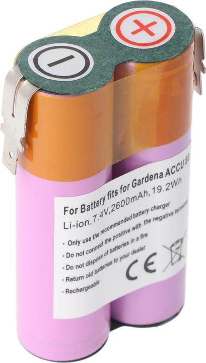 Produktbild AccuCell Akku Gardena ACCU 80 (1 Stk., Gerätespezifisch, 2600 mAh, Akku)
