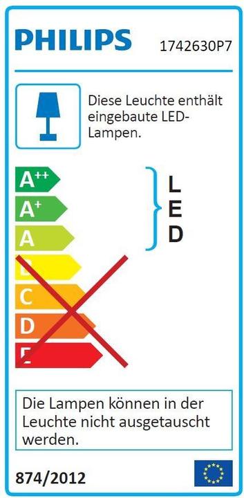 Energy Label Philips Hue Calla Base (640 lm, IP44)