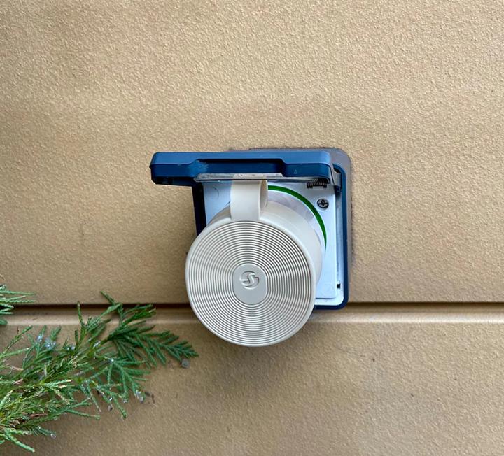 Actual product image Shelly Outdoor Plug S Gen3