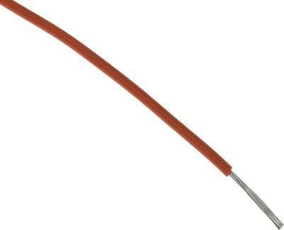 Image du produit Rs Pro Orange PVC equipment wire 7/0.2 500m
