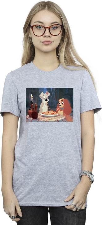 Image du produit Disney - T-shirt LADY AND THE TRAMP SPAGHETTI PHOTO - Femme (M)