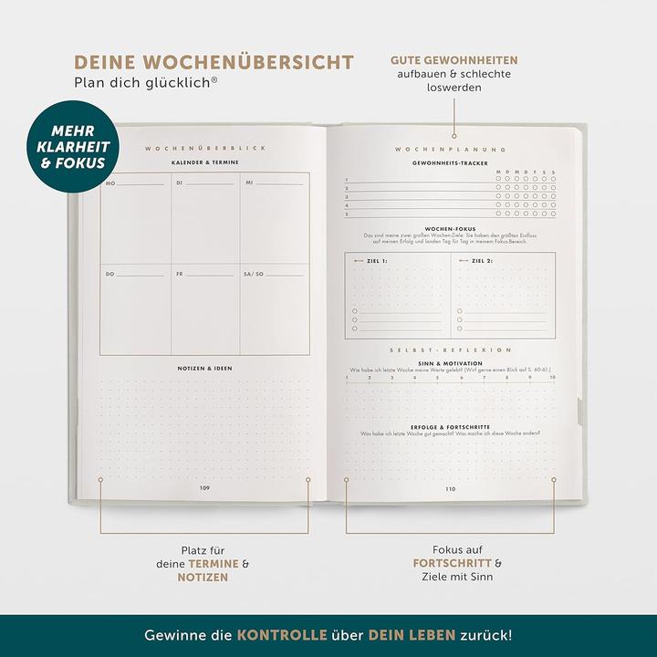 Nutritional values and ingredients UrBestSelf The 6-minute success journal