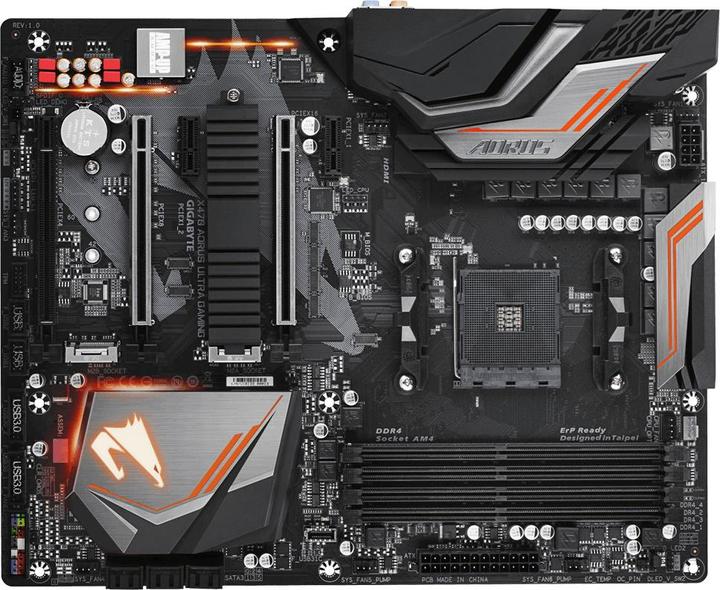 Gigabyte X470 Aorus Ultra Gaming (AM4, AMD X470, ATX)