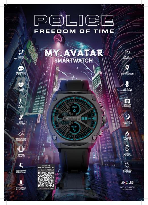 Immagine prodotto Police Il mio smartwatch Avatar (45 mm)