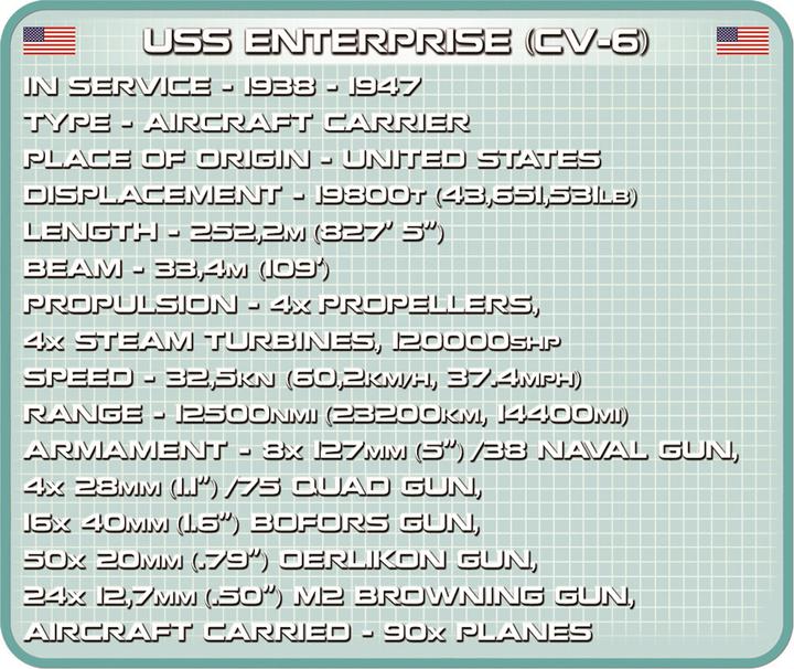 Immagine prodotto Cobi USS Enterprise CV 6