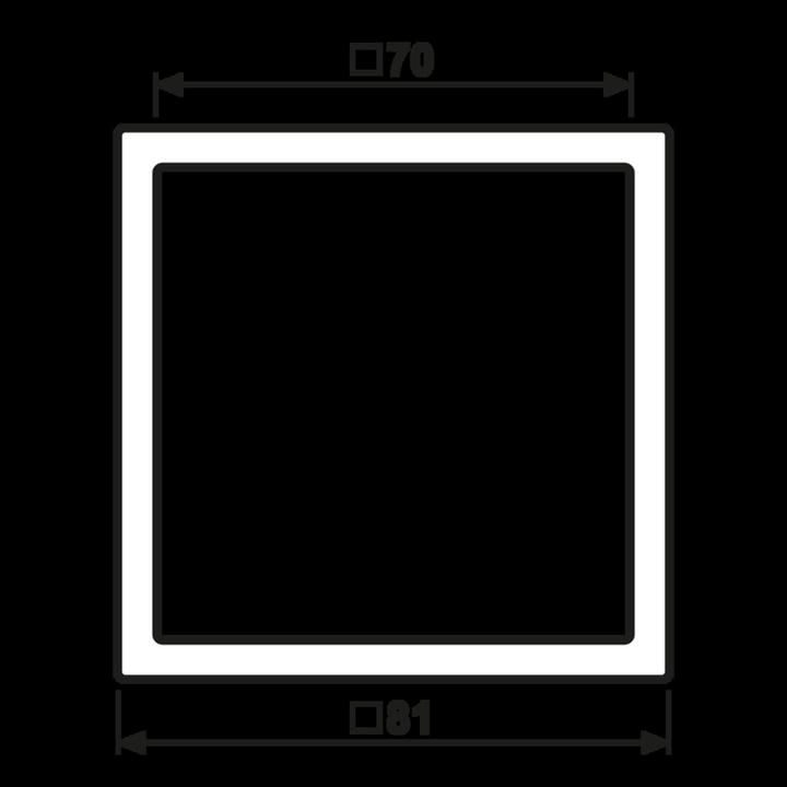 Immagine prodotto JUNG LSZ 981 BF WW. Colore del prodotto: Bianco, Compatibilità del marchio:, Materiale: Termoplastica.