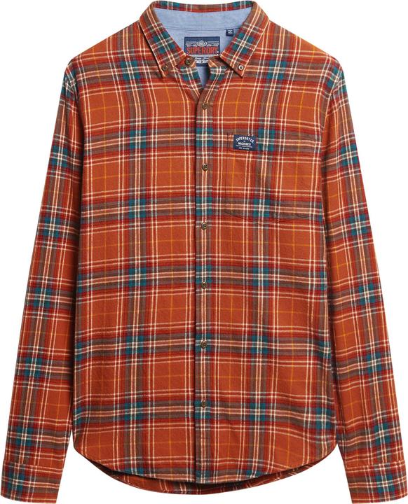 Actual product image Superdry Long-sleeved lumberjack shirt in organic cotton (S)