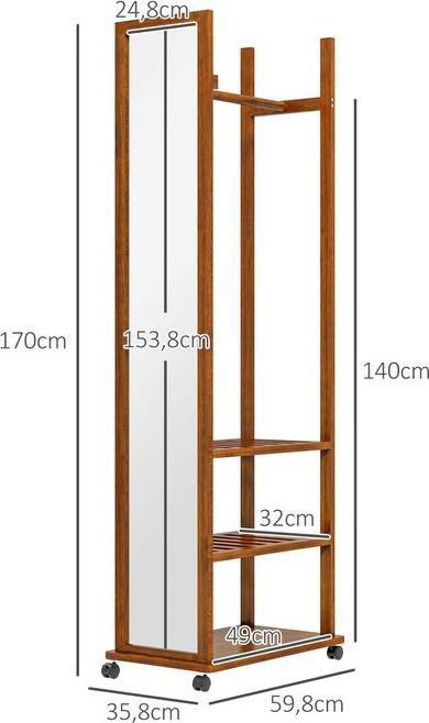 Produktbild Swisshandel24 Standspiegel (60 x 36 x 170 cm)