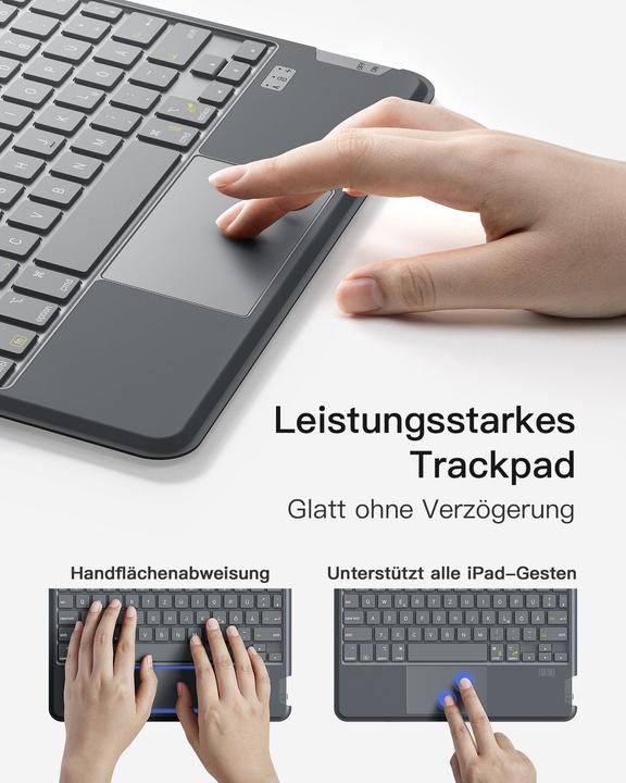 Produktbild Inateck Keyboard iPad 04112 gray (KB04112 gray)