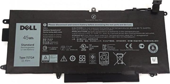 Produktbild Dell BTRY,PRI,42WHR,3C,LITH,BYD (3 Zellen, 3941 mAh)