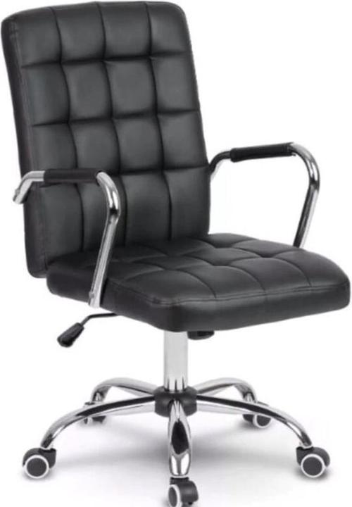 Image du produit WfG Öko-Leder Bürostuhl BÜRO-STUHL Schreibtischstuhl Bürodrehstuhl Schwarz