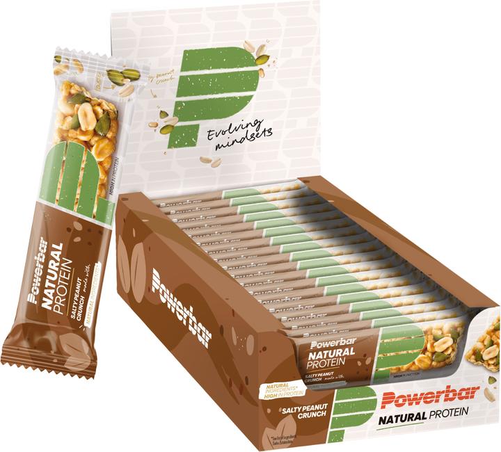 Actual product image Powerbar Natural Protein (Crunch, Salty peanut, 18 pcs., 720 g)