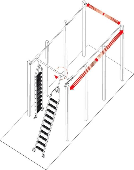Actual product image Krause Step shelf ladder (Shelf ladder, 245 cm)