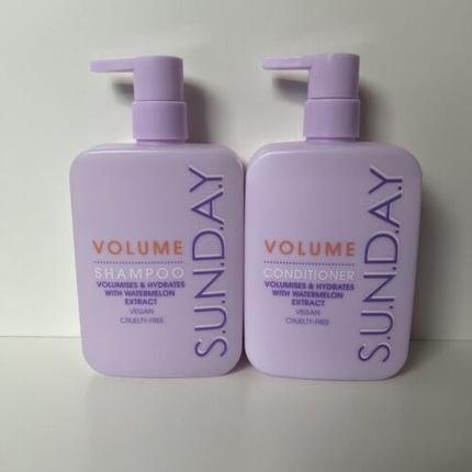 S.U.N.D.A.Y Sunday Volume Shampoo & Wassermelonen-Extrakt Duo (Flüssiges Shampoo)