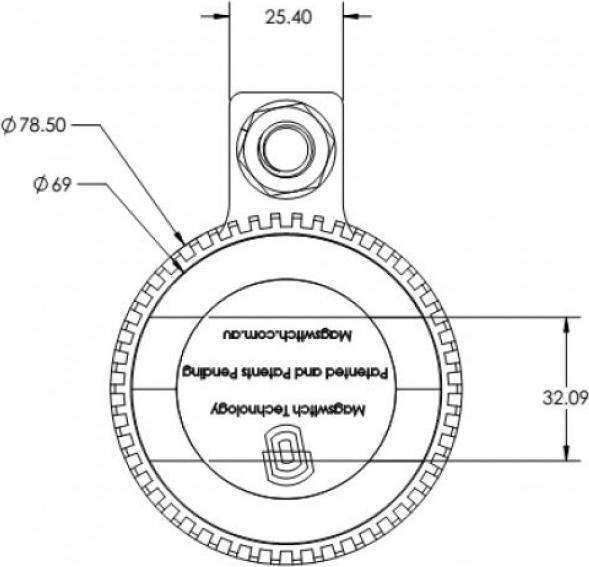Produktbild Elmag MAGSWITCH Magnet-Polklemme 600 A.