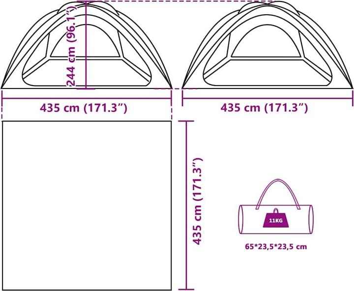 Actual product image VidaXL Marylka (435 cm, 435 cm)