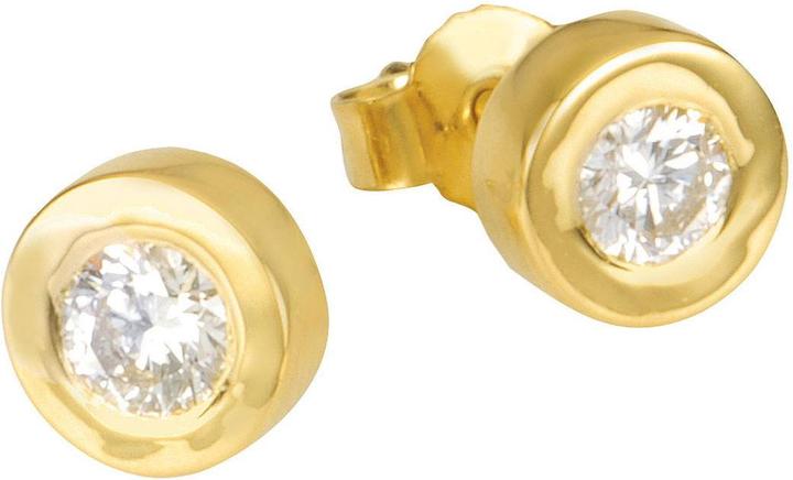 Produktbild Ursula Christ Zirkoniaohrstecker in Gelbgold (Zirkonia)