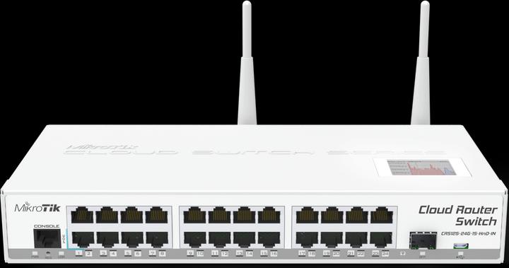 Immagine prodotto MikroTik Interruttore Cloud Router CRS125-24G-1S-2HnD-IN (25 Porti)