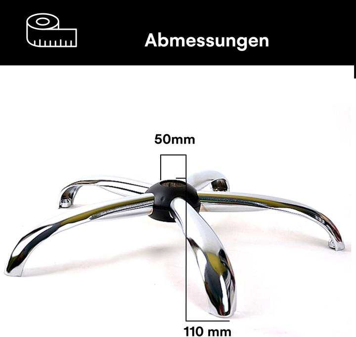Produktbild OfficeWorld Range Fusskreuz fuer Buerostuhl
