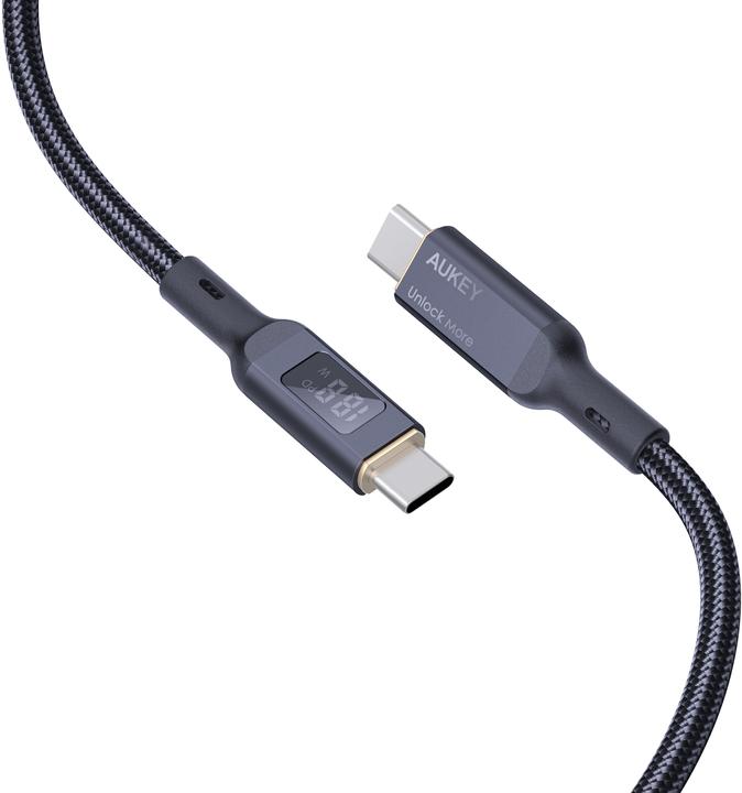 Actual product image Aukey USB C — USB C (1.80 m, USB 2.0)