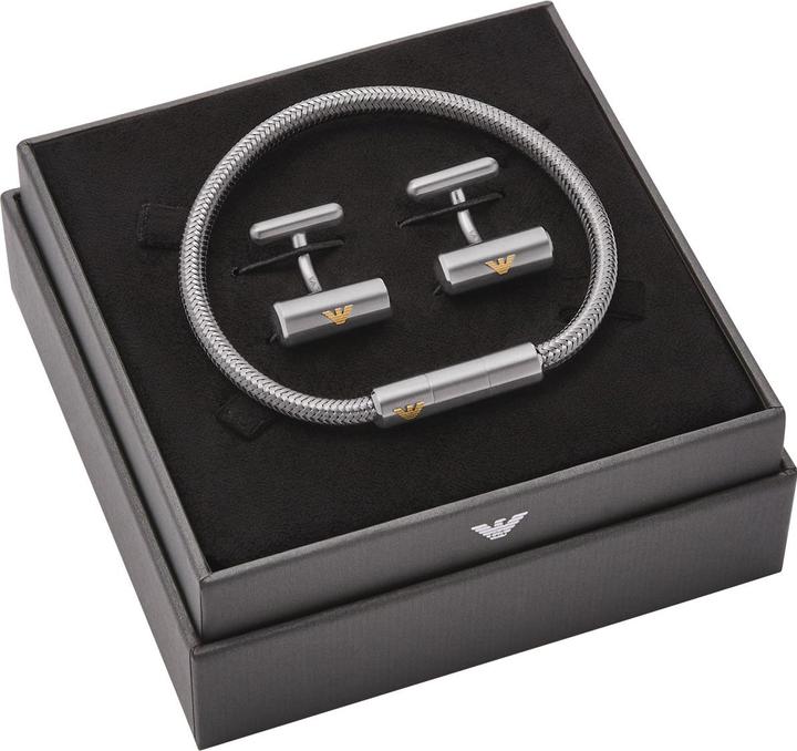 Immagine prodotto Emporio Armani Set di logo dell'aquila (20.50 cm, Acciaio inossidabile)