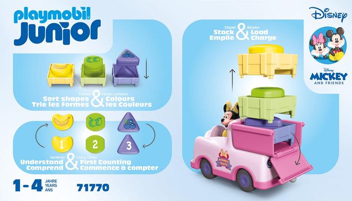 Image du produit Playmobil 71770 JUNIOR & Disney : Le transporteur de fruits de Minnie Mouse avec le plaisir de trier (71770)