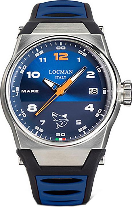 Produktbild Locman Italy Herrenuhr Mare Ref: 0557A02S (Analoguhr, 44 mm)