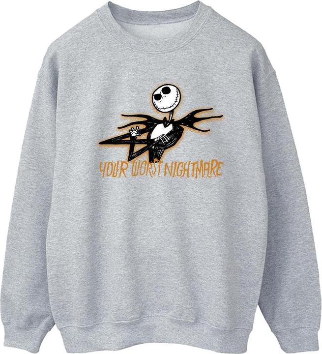 The Nightmare Before Christmas Your Worst Nightmare Sweatshirt (L)