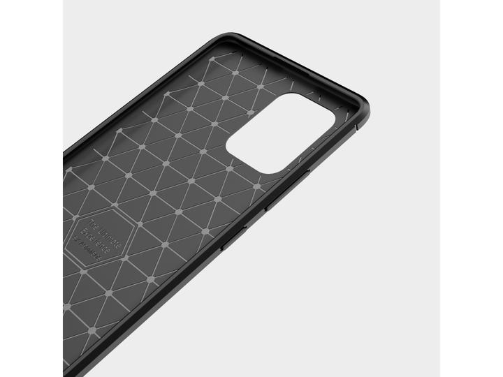 Produktbild Screenguard Samsung Galaxy S10 Lite Hülle Carbon Brushed Soft TPU (Samsung Galaxy S10 Lite)