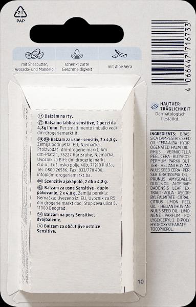 Actual product image dm Balea Lip Care Sensitive Duopack