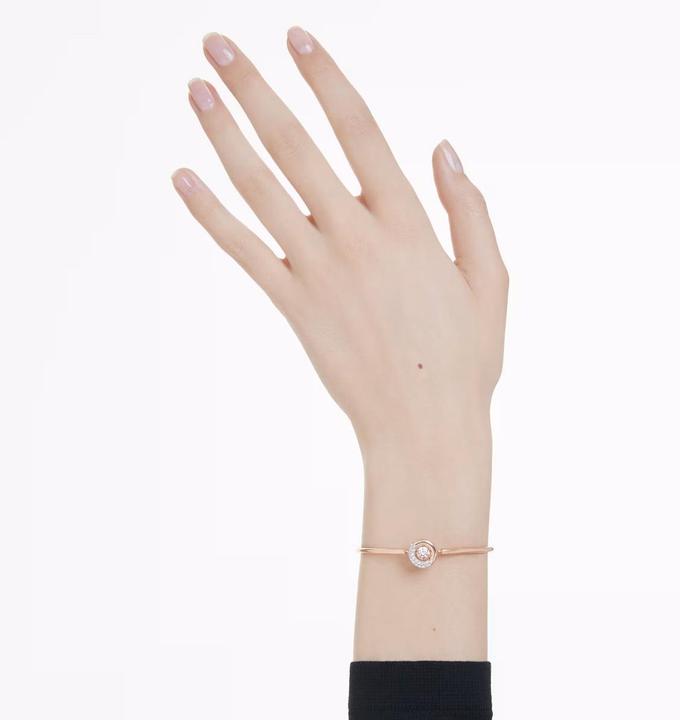 Immagine prodotto Swarovski Bracciale Dextera taglio rotondo in oro rosa bianco (17 cm, Metallo Swarovski)
