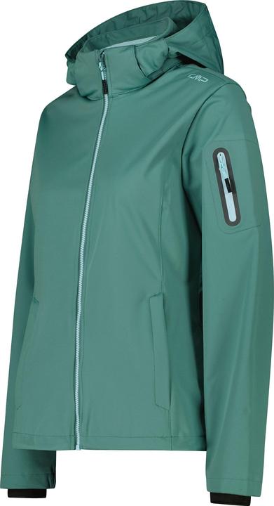 Actual product image CMP Campagnolo Women's Light Softshell Jacket Zip Hood (48, 3XL)