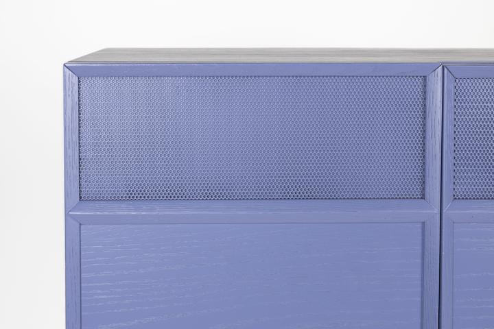 Actual product image Zuiver June Cabinet Ocean Purple (80 x 45 x 100 cm)
