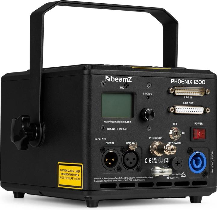 Produktbild BeamZ Phoenix 1200, Typ: Laser, Ausstattung: Farbwechsler