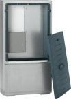 ABB CDC2000 Zählerschrank PK48 mit Drahtmessrahmenmit Kunststofftür ohne Messfenster